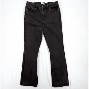 Pistola Womens Jeans 31 Charlie High Rise Classic Straight Dark Midnight Stretch